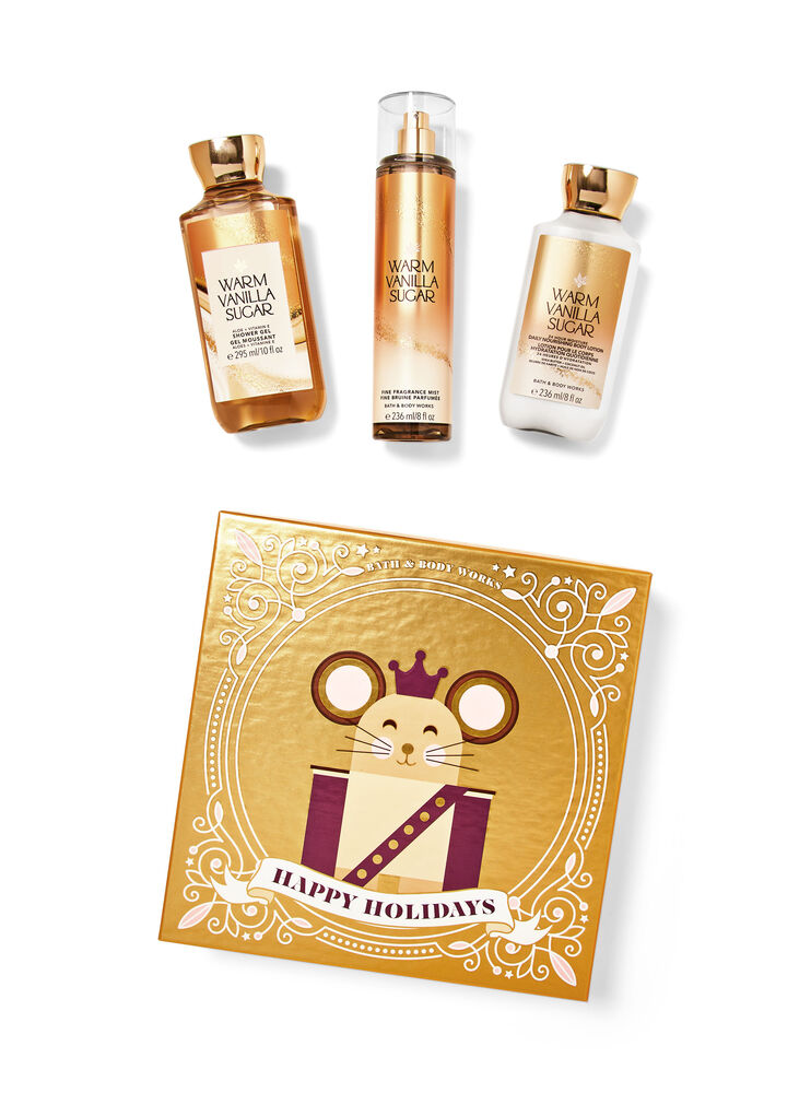 Shop Warm Vanilla Sugar Gift Box Set ID Bath Body Works