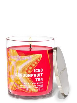 Iced Dragonfruit Tea Signature Single Wick Candle
