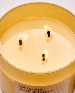 Pistachio Milk & Honey 3-Wick Candle image number null