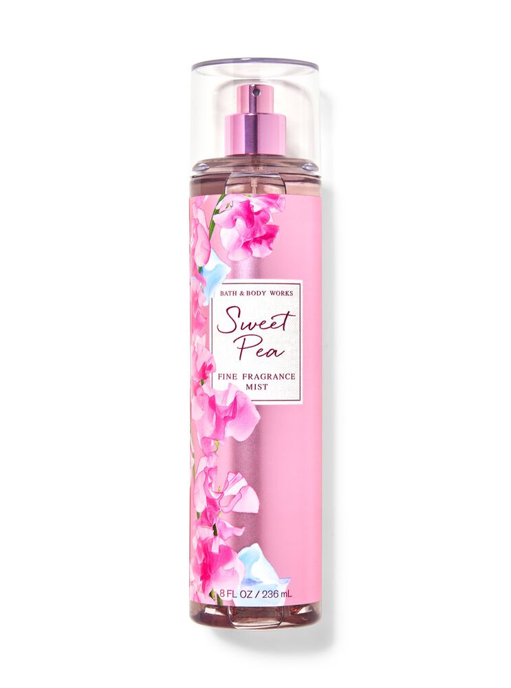 Sweet Pea Body Spray & Mist Fine Fragrance Mist