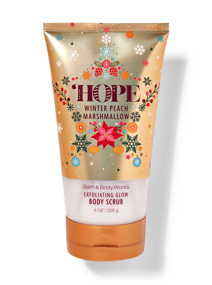 Winter Peach Marshmallow Exfoliating Glow Body Scrub Exfoliating Glow Body Scrub
