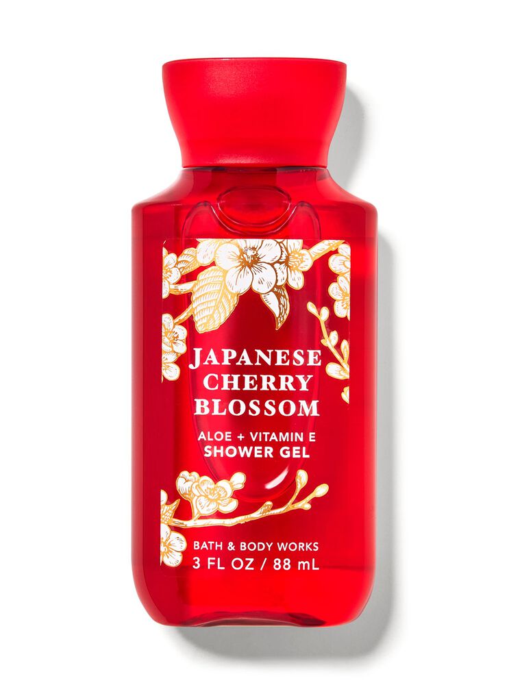 Japanese Cherry Blossom Travel Size Shower Gel Travel Size Shower Gel