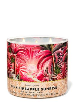 Pink Pineapple Sunrise 3-Wick Candle Pink Pineapple Sunrise 3-Wick Candle