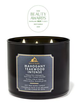 Mahogany Teakwood Intense 3-Wick Candle Mahogany Teakwood Intense 3-Wick Candle