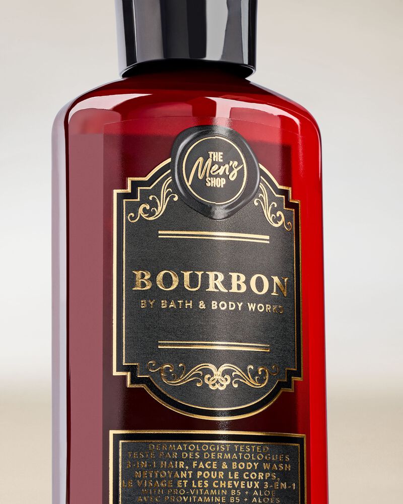 Bourbon 3-in-1 Hair, Face & Body Wash 3-in-1 Hair, Face & Body Wash
