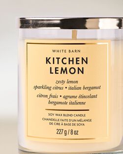 Kitchen Lemon Single Wick Candle image number null