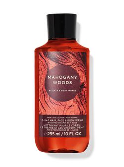 Mahogany Woods 3-in-1 Hair, Face & Body Wash