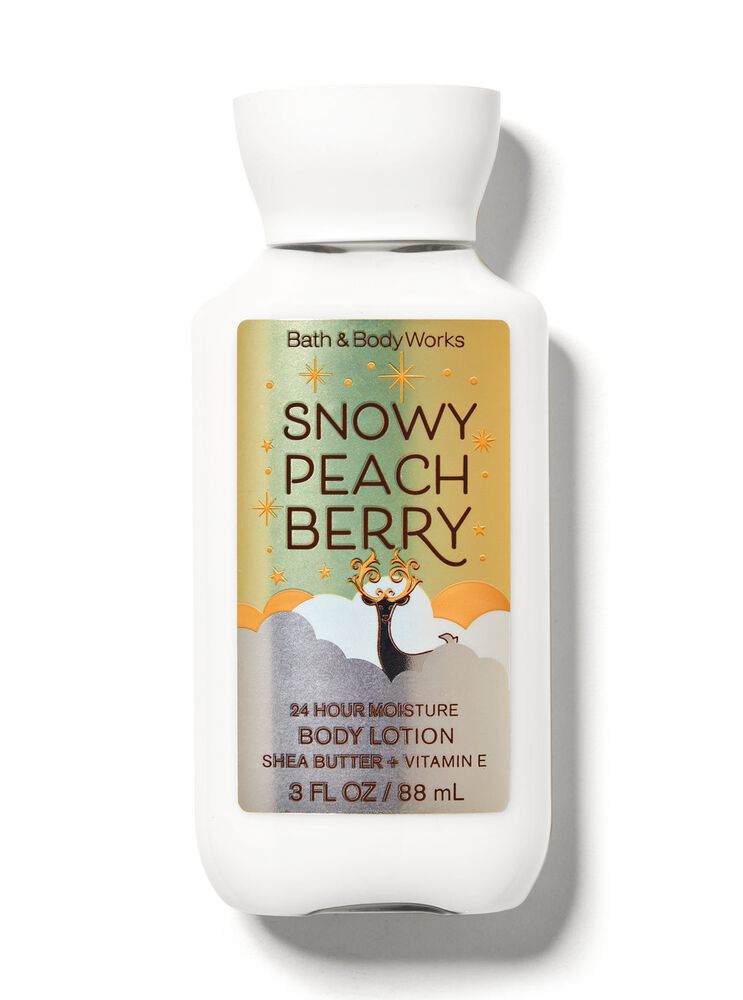 Snowy Peach Berry Travel Size Body Lotion Travel Size Body Lotion