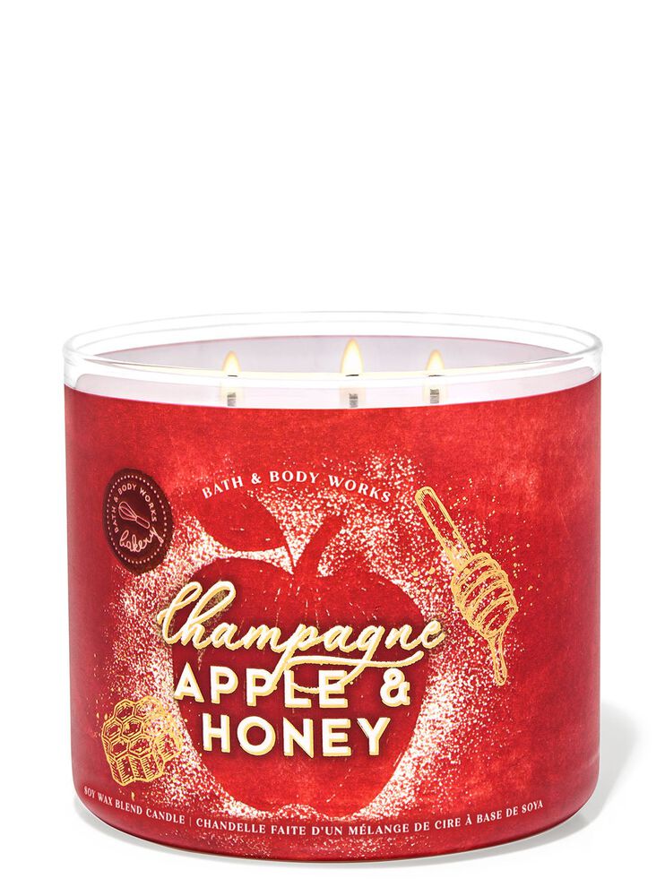 Champagne Apple & Honey 3-Wick Candle 3-Wick Candle