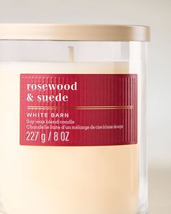 Rosewood & Suede Single Wick Candle image number null