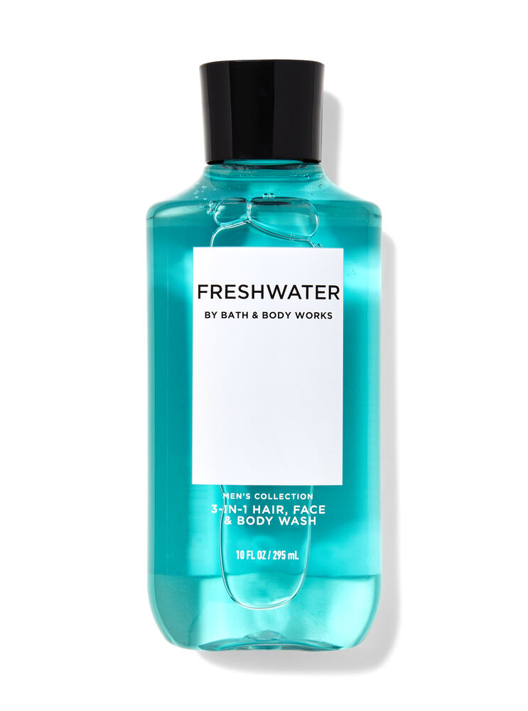 Freshwater Body Wash & Shower Gel 3-in-1 Hair, Face & Body Wash
