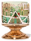 Village Scene 3-Wick Candle Holder image number null