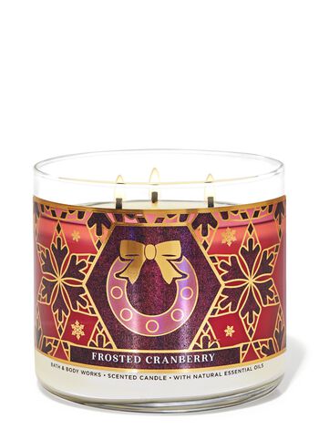 Frosted Cranberry 3-Wick Candle 3-Wick Candle