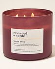 Rosewood & Suede 3-Wick Candle image number null