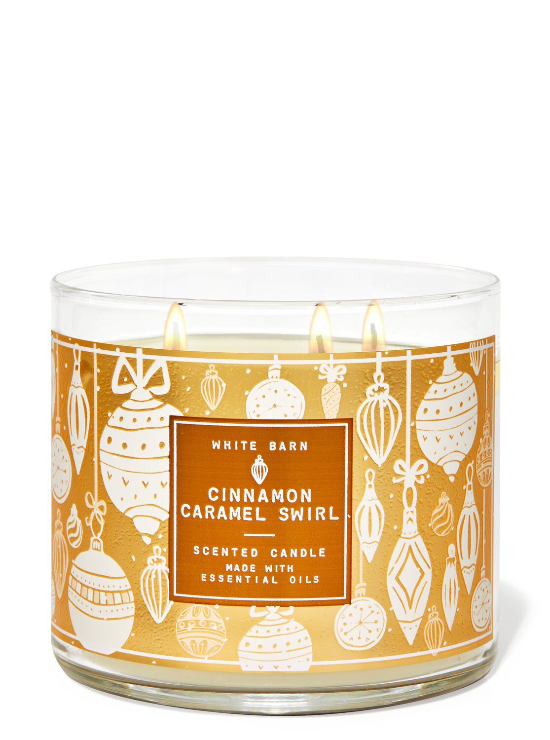 Shop Cinnamon Caramel Swirl 3-Wick Candle | ID Bath & Body Works