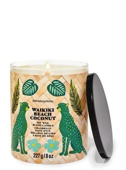 Waikiki Beach Coconut Single Wick Candle