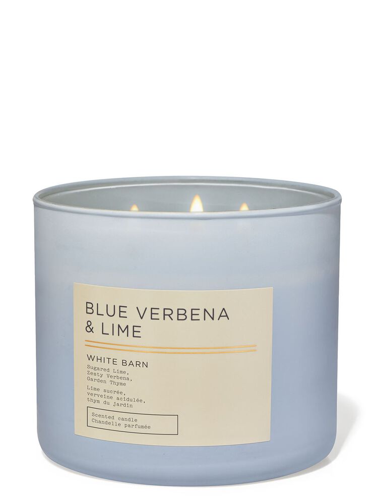 Blue Verbena & Lime 3-Wick Candle 3-Wick Candle