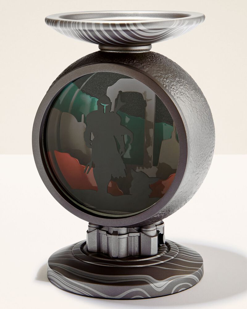 The Mandalorian Light-Up Pedestal 3-Wick Candle Holder 3-Wick Candle Holder