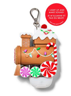 Light-up and Sound-making Gingerbread Train PocketBac Holder Light-up and Sound-making Gingerbread Train PocketBac Holder