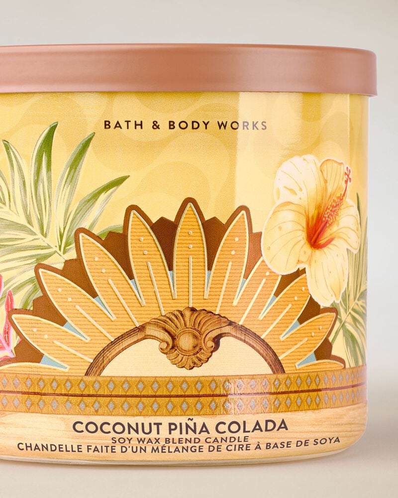Coconut Pi&ntilde;a Colada 3-Wick Candle 3-Wick Candle