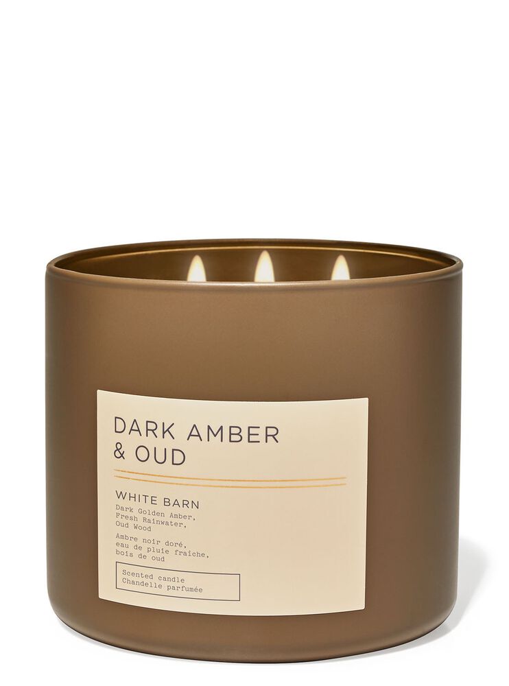Dark Amber & Oud 3-Wick Candle 3-Wick Candle