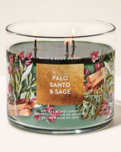 Palo Santo & Sage 3-Wick Candle image number null
