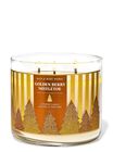 Golden Berry Mistletoe 3-Wick Candle image number null