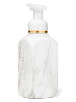 White Marble Gentle & Clean Foaming Hand Soap Dispenser