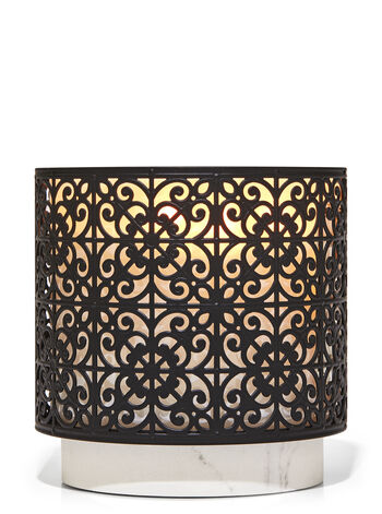 Ornate Pedestal 3-Wick Candle Holder 3-Wick Candle Holder