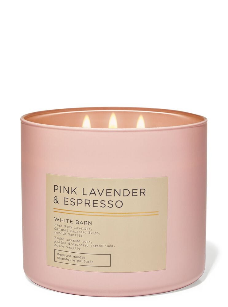 Pink Lavender & Espresso 3-Wick Candle 3-Wick Candle