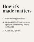 Lavender + Vanilla Hand Sanitizer Spray image number null