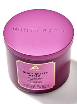 Black Cherry Merlot 3-Wick Candle image number null