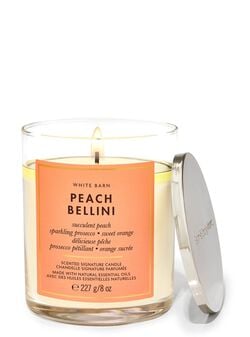 Peach Bellini Signature Single Wick Candle Peach Bellini Signature Single Wick Candle