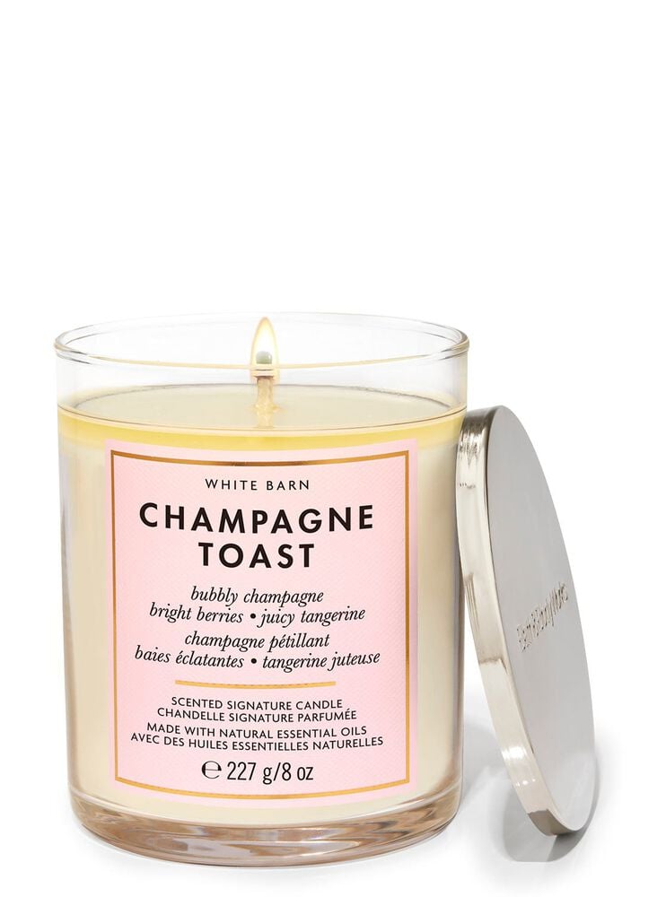 Champagne Toast Signature Single Wick Candle Single Wick Candle