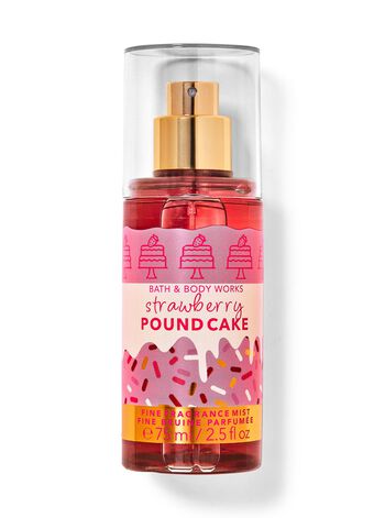 Strawberry Pound Cake Travel Size Fine Fragrance Mist Travel Size Fine Fragrance Mist
