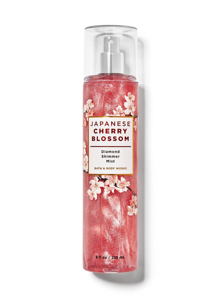 Japanese Cherry Blossom Body Spray & Mist Diamond Shimmer Mist