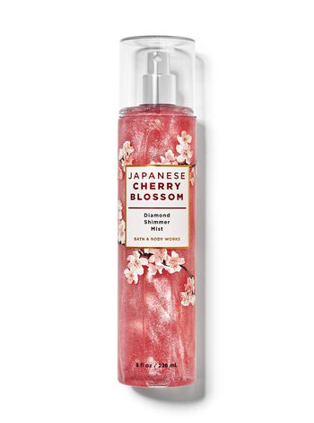 Japanese Cherry Blossom Body Spray & Mist Diamond Shimmer Mist