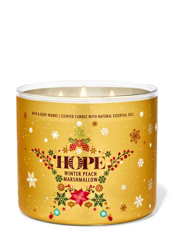 Winter Peach Marshmallow 3-Wick Candle 3-Wick Candle
