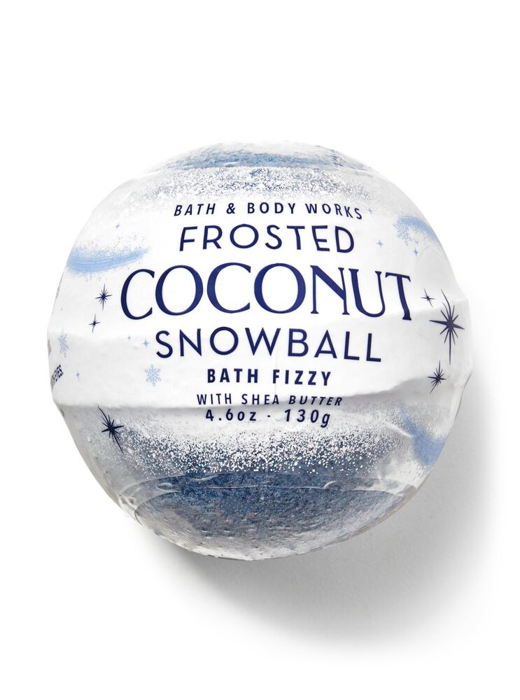 Frosted Coconut Snowball Bath Fizzy Bath Fizzy