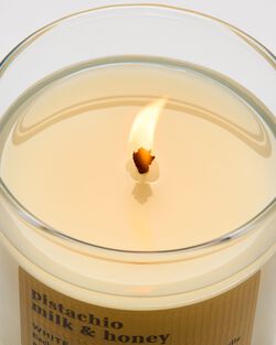 Pistachio Milk & Honey Single Wick Candle image number null