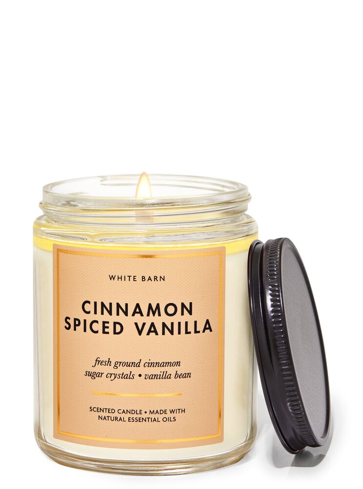 Cinnamon Spiced Vanilla Single Wick Candle Single Wick Candle
