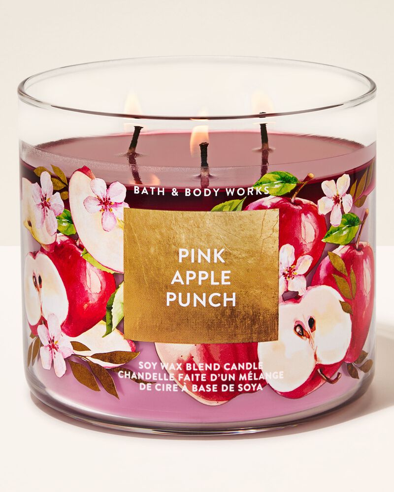 Pink Apple Punch 3-Wick Candle 3-Wick Candle