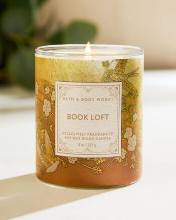 Book Loft Single Wick Candle Single Wick Candle
