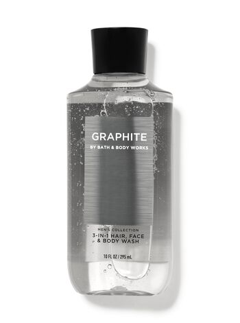 Graphite Body Wash & Shower Gel 3-in-1 Hair, Face & Body Wash