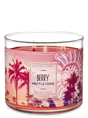 Berry Waffle Cone 3-Wick Candle 3-Wick Candle