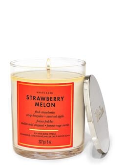 Strawberry Melon Single Wick Candle image number null