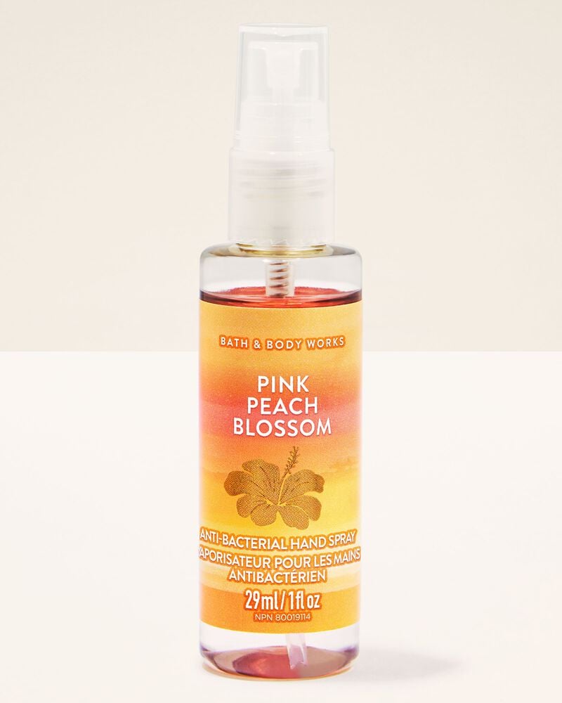 Pink Peach Blossom Hand Sanitizer Spray Hand Sanitizer Spray
