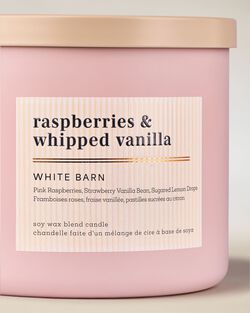 Raspberries & Whipped Vanilla 3-Wick Candle image number null