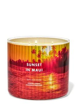 Sunset In Maui 3-Wick Candle