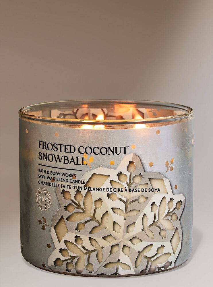 Frosted Coconut Snowball 3-Wick Candle 3-Wick Candle